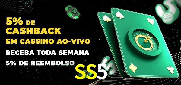Promoções do cassino ao Vivo SS5